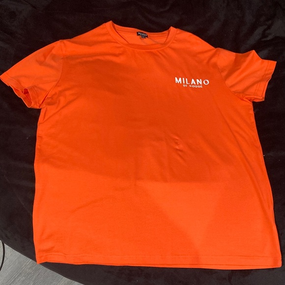 Milano Di Rouge Vibrant Orange Tee great condition - Picture 1 of 4